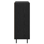 vidaXL Buffet Chêne noir 69 5 x 34 x 90 cm Bois d'ingénierie