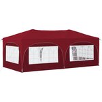 vidaXL Tente de fête pop-up 575 x 288 x 245 cm Bordeaux Tissu Oxford