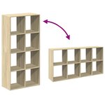 vidaXL Étagère séparatrice de pièce chêne sonoma 69 5x29x137 5 cm