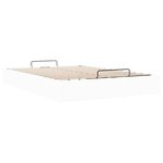 vidaXL Cadre de lit ottoman sans matelas blanc 140x190 cm similicuir