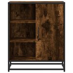 vidaXL Buffet chêne fumé 62x35x76 cm bois d'ingénierie