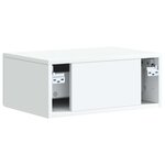 vidaXL Cabinet de chevet 2 pièces Blanc 49 x 34 5 x 20 cm