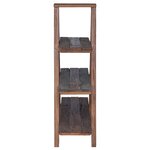 vidaXL Étagère pliante Marron 79.5 x 35 x 112 cm Bois Recyclé Solide