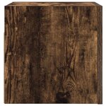 vidaXL Meubles TV muraux 2 Pièces Chêne fumé 30 5x30x30 cm