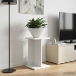 vidaXL Support de Plante Blanc 25 x 25 5 x 40 5 cm Bois d'ingénierie