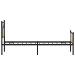 vidaXL Cadre de lit sans matelas chêne sonoma 90x190 cm