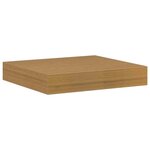 vidaXL Étagère Murale 4 Pièces Beige 23 x 23 5 x 4 cm Bois d'ingénierie