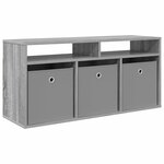 vidaXL Basboard avec tiroir Gris Sonoma 102 x 32 x 48 5 cm