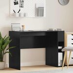 vidaXL Bureau Chêne noir 109 x 50 x 78 cm Bois d'ingénierie