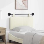 vidaXL Tête de lit suspendue Tissu en velours côtelé