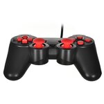 Esperanza EGG102R Manette de jeu Noir  Rouge USB 2.0 Manette de jeu Analogique/Numérique PC