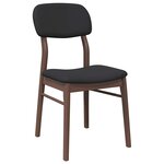 vidaXL Chaises à manger coussins 2 Pièces marron bois massif caoutchouc