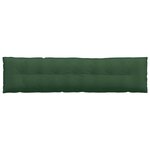 vidaXL Coussin de Dos Vert Jungle 200 x 50 cm Tissu en velours côtelé