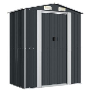 vidaXL Abri de jardin Anthracite 192x108x223 cm Acier galvanisé