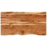 vidaXL Table de salle à manger 154x80x76 cm Bois d'acacia solide