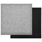 vidaXL Tapis 20 Pièces Gris clair 50 x 50 cm 100  Polypropylène