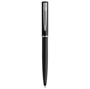 Waterman graduate allure stylo bille   laque noire satinée  recharge encre bleue pointe moyenne  coffret cadeau