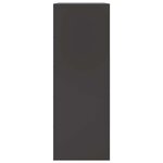 vidaXL Buffet noir 67x39x107 cm acier