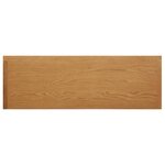 vidaXL Coiffeuse 110x40x75 cm Bois de chêne massif