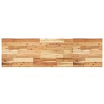 vidaXL Étagère de vasque murale acier et bois massif d'acacia