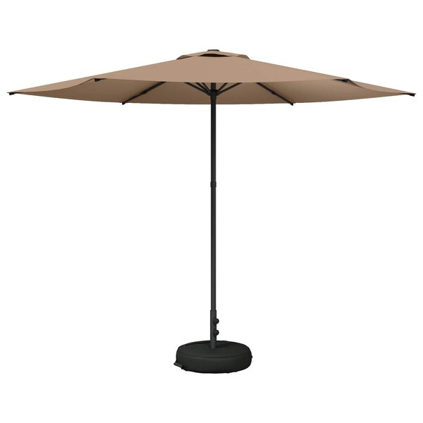 vidaXL Parasol de jardin 300 x 300 cm Polyester Rectangulaire Taupe