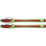 Lot de 2 Feutres Fineliner Xpress Pointe Fine Rouge SCHNEIDER