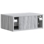 vidaXL Cabinet de chevet 2 pièces Sonoma gris 49 x 34 5 x 20 cm