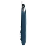 vidaXL Tête de lit suspendue Avec lumière LED Bleu Velours