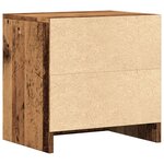 vidaXL Tables de chevet 2 Pièces vieux bois 40x30x40 cm bois d'ingénierie