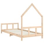 vidaXL Cadre de lit pour enfant 90x190 cm Bois de pin massif