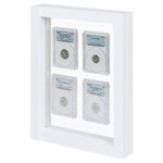 Cadre blanc Nimbus 230 pour objets de collections.