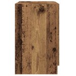 vidaXL Meuble Sous Évier Bois Ancien 59 x 37 x 59 cm Bois d'ingénierie