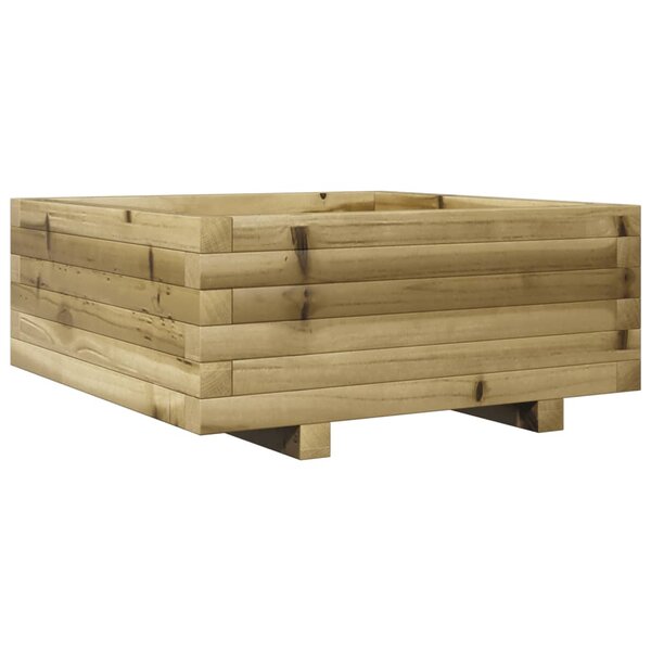 vidaXL Jardinière 60x60x26 5 cm bois de pin imprégné
