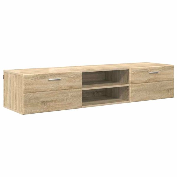 vidaXL Meuble TV Chêne sonoma 150 x 39 x 30 cm Bois d'ingénierie