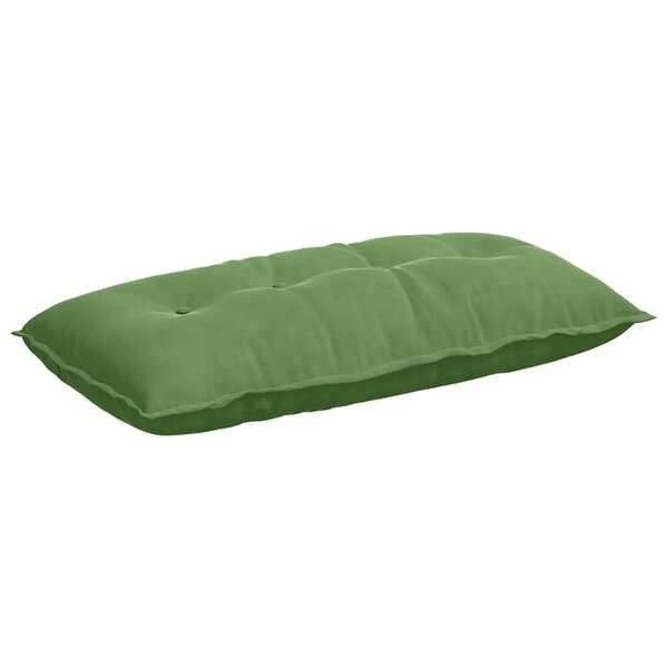 vidaXL Coussin de Dos Vert clair 100 x 50 cm Tissu en velours côtelé