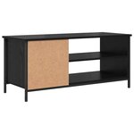 vidaXL Meuble TV Chêne noir 100 x 40 x 45 cm Bois d'ingénierie