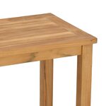 vidaXL Table console Marron 85 x 35 x 75 cm Bois de teck massif