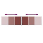 vidaXL Auvent latéral rétractable Marron 140 x 600 cm