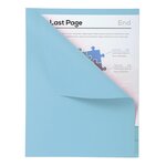 Paquet 100 chem Foldyne180 bord décalé bleu EXACOMPTA