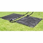 Intex Tapis chauffant solaire 2 Pièces PVC 1 2x1 2 m Noir 28685