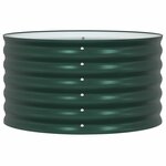 vidaXL Lit de Jardin Vert 80 x 80 x 44 cm Acier