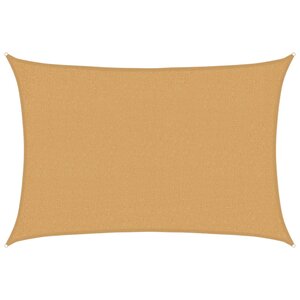 vidaXL Voile d'ombrage 160 g/m² rectangulaire sable 2x3 m PEHD