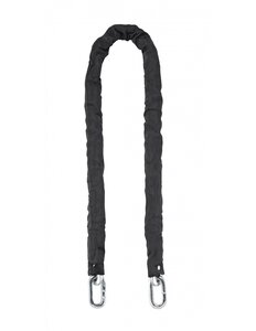 THIRARD - Chaîne acier gainé nylon Loops  vélo  moto  barrières  1.2m  noir