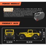 Mould King 15058 - Wrangler Coffret de construction de modèle de voiture tout-terrain
