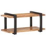 vidaXL Meuble TV 90x40x40 cm Bois d'acacia solide