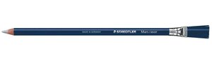 Crayon gomme Mars rasor bleu avec embout balai STAEDTLER