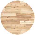 vidaXL Dessus de table rond Ø70x4 cm bois massif d'acacia
