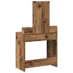 vidaXL Table de Toilette Marron 79 x 41 x 140 cm Bois d'ingénierie