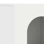 vidaXL Buffet Blanc 100 x 35 x 59 cm Bois d'ingénierie