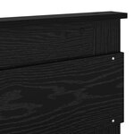 vidaXL Tête de lit Chêne noir 180 cm Bois d'ingénierie
